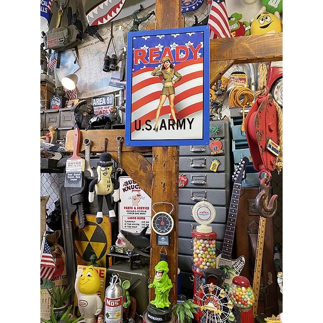 U.S.アーミーガール　ブリキ看板 ■ アメリカン雑貨 アメリカ雑貨 |  | 03