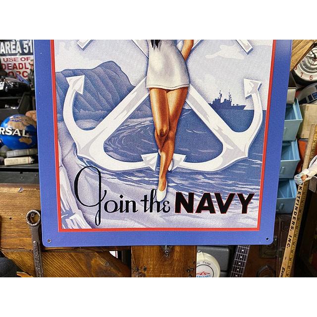 U.S.ネイビーガール　ブリキ看板 ■ アメリカン雑貨 アメリカ雑貨 |  | 02