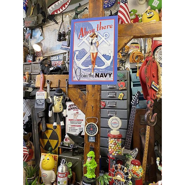 U.S.ネイビーガール　ブリキ看板 ■ アメリカン雑貨 アメリカ雑貨 |  | 03