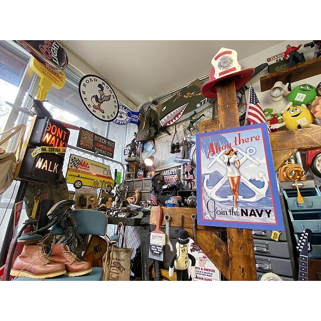 U.S.ネイビーガール　ブリキ看板 ■ アメリカン雑貨 アメリカ雑貨 |  | 04