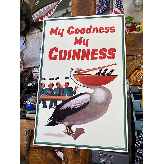 ギネスビール　ブリキ看板　（ペリカン/MY GOODNESS MY GUINNESS）　■ アメリカン雑貨 アメリカ雑貨　祝 | 