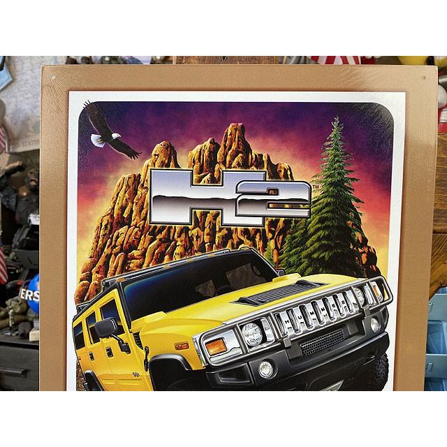 HUMMER　ハマ- H2　ブリキ看板 ■ アメリカン雑貨 アメリカ雑貨 |  | 01
