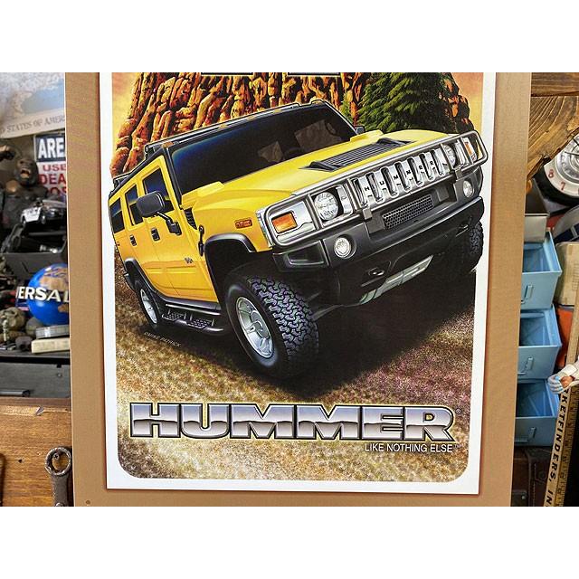 HUMMER　ハマ- H2　ブリキ看板 ■ アメリカン雑貨 アメリカ雑貨 |  | 02