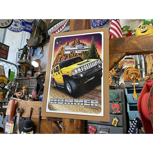 HUMMER　ハマ- H2　ブリキ看板 ■ アメリカン雑貨 アメリカ雑貨 |  | 06