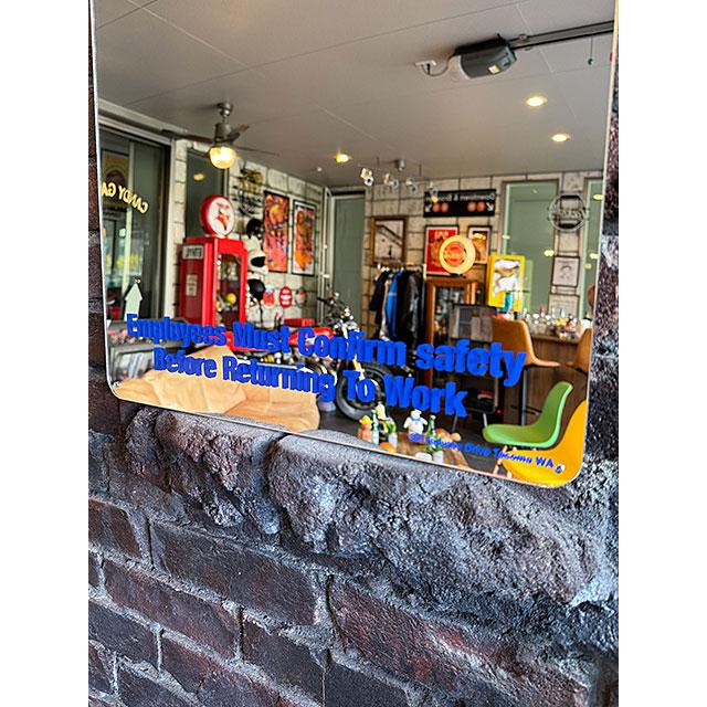 ビンテージ　ミラー　鏡　帽子かけ付き　アメリカ ビンテージ ミラー 鏡 帽子かけ付き アメリカ 【公式通販】