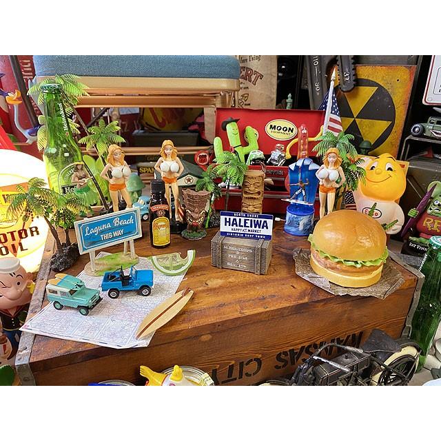 ハレイワ　ハッピーマーケットステッカー　Mサイズ　（059/ホワイト×ネイビー）　■　アメリカン雑貨　アメリカ雑貨 爆買 |  | 01