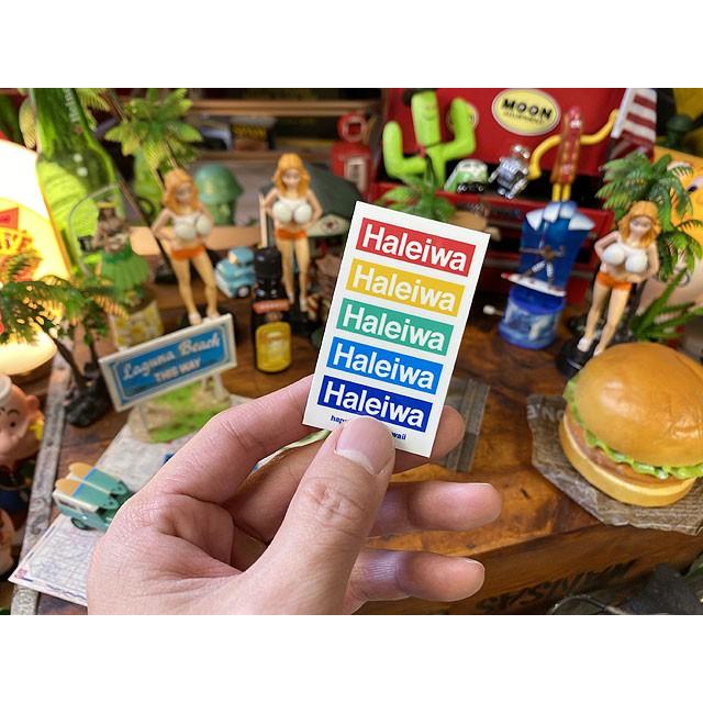 ハレイワ　ハッピーマーケットステッカー　Mサイズ　（090/ファイブカラー）　■　アメリカン雑貨　アメリカ雑貨 |  | 02