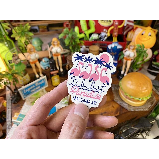 ハレイワ　ハッピーマーケットステッカー　Mサイズ　（089/フラミンゴ）　■ アメリカン雑貨 アメリカ雑貨 |  | 02