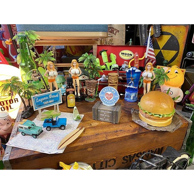 ハレイワ　ハッピーマーケットステッカー　Mサイズ　（027/ハートビーチ）　■　アメリカン雑貨　アメリカ雑貨 |  | 01