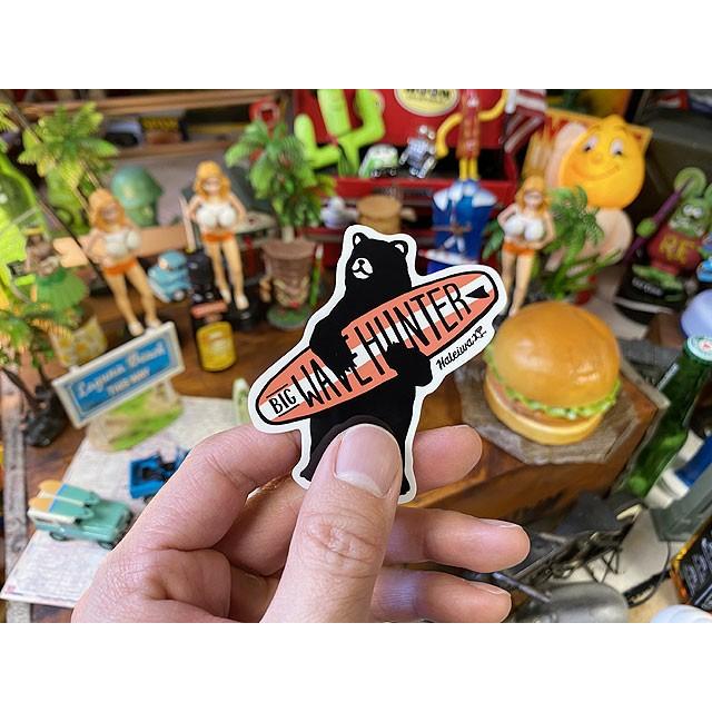 ハレイワ　ハッピーマーケットステッカー　Mサイズ　（042/サーフベアー）　■　アメリカン雑貨　アメリカ雑貨 爆買 |  | 02