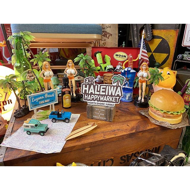 ハレイワ　ハッピーマーケットステッカー　Lサイズ　（109/パームツリー）　■　アメリカン雑貨　アメリカ雑貨 爆買 |  | 01