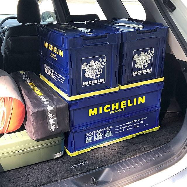ミシュラン 折り畳みコンテナ 40L Lサイズ □ アメリカン雑貨 ミシュラン 折り畳みコンテナ 40L Lサイズ □ アメリカン雑貨