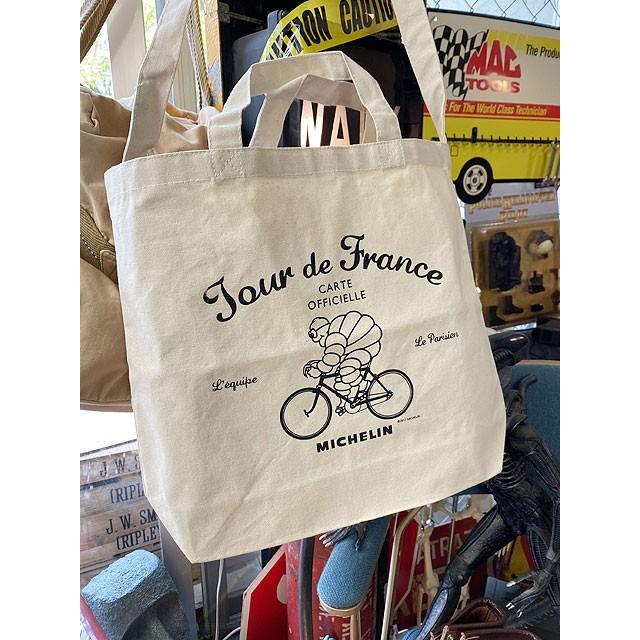 ミシュラン　2WAYトートバッグ　（ツール・ド・フランス/アイボリー）　■　アメリカン雑貨　アメリカ雑貨 |  | 01