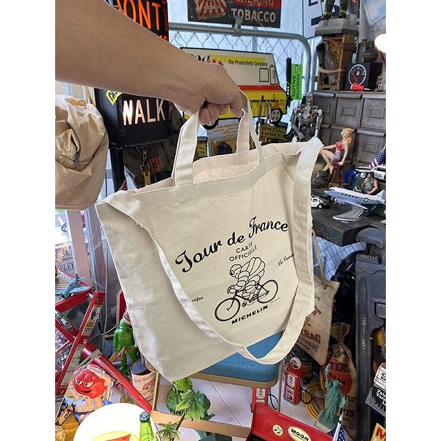 ミシュラン　2WAYトートバッグ　（ツール・ド・フランス/アイボリー）　■　アメリカン雑貨　アメリカ雑貨 |  | 05