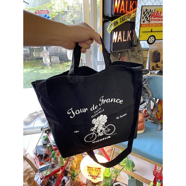 ミシュラン　2WAYトートバッグ　（ツール・ド・フランス/ブラック）　■　アメリカン雑貨　アメリカ雑貨 |  | 05