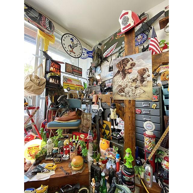 ハンティング犬　ブリキ看板　（ワイルドシング）　■　アメリカン雑貨　アメリカ雑貨 |  | 05