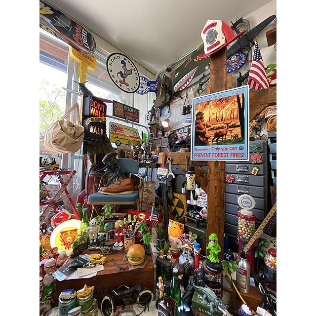 スモーキーベアー　ブリキ看板　（マッチ1本火事のもと）　■ アメリカン雑貨 アメリカ雑貨 |  | 05