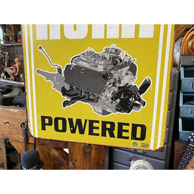 モパー　HEMI POWERED　ブリキ看板　（ヴィンテージ）　■ アメリカン雑貨 アメリカ雑貨 |  | 02