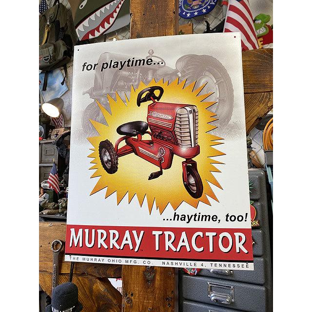 アメリカントラクターのペダルカー　ブリキ看板　（MURRAY TRACTOR）　■　アメリカン雑貨　アメリカ雑貨 | 