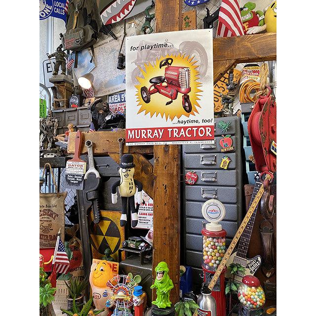 アメリカントラクターのペダルカー　ブリキ看板　（MURRAY TRACTOR）　■　アメリカン雑貨　アメリカ雑貨 |  | 03
