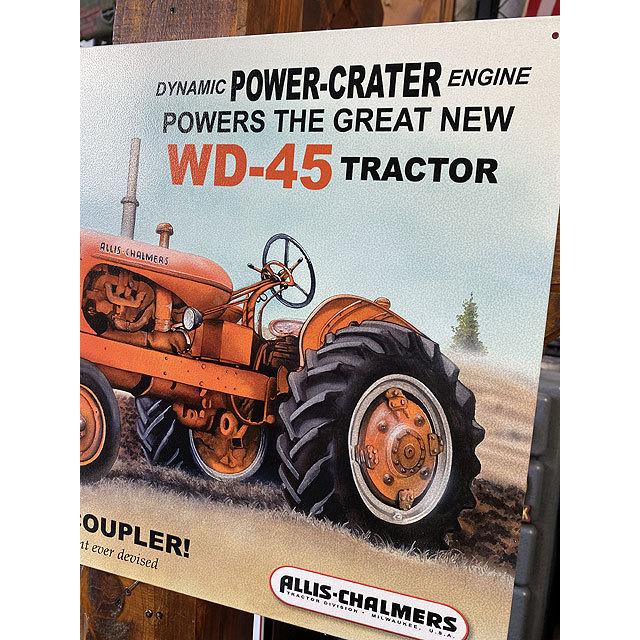 アリス・チャルマー　アメリカントラクター　ブリキ看板　（WD45）　■ アメリカン雑貨 アメリカ雑貨 |  | 02