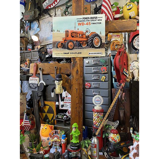 アリス・チャルマー　アメリカントラクター　ブリキ看板　（WD45）　■ アメリカン雑貨 アメリカ雑貨 |  | 03