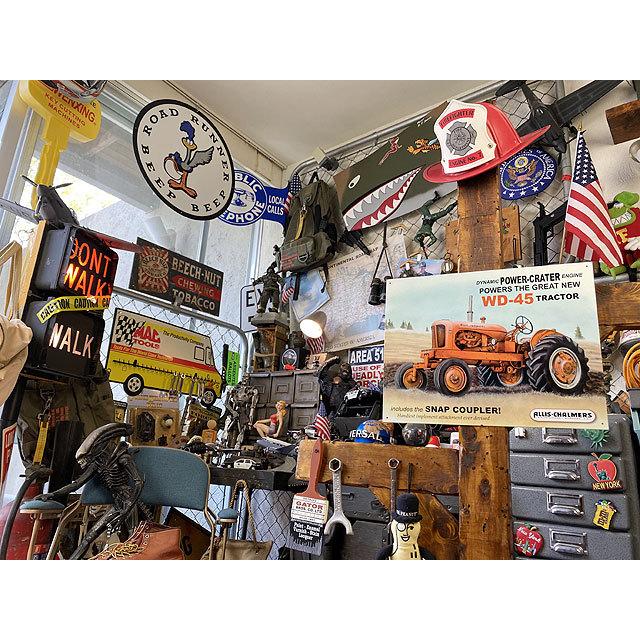 アリス・チャルマー　アメリカントラクター　ブリキ看板　（WD45）　■ アメリカン雑貨 アメリカ雑貨 |  | 04