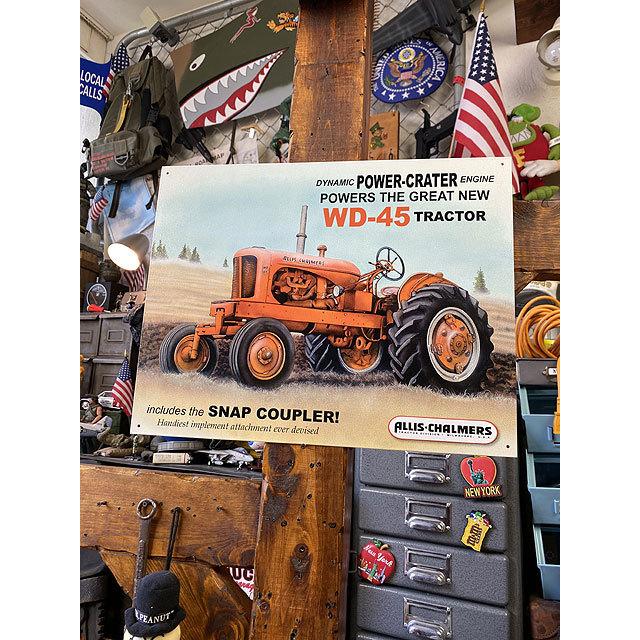 アリス・チャルマー　アメリカントラクター　ブリキ看板　（WD45）　■ アメリカン雑貨 アメリカ雑貨 |  | 06