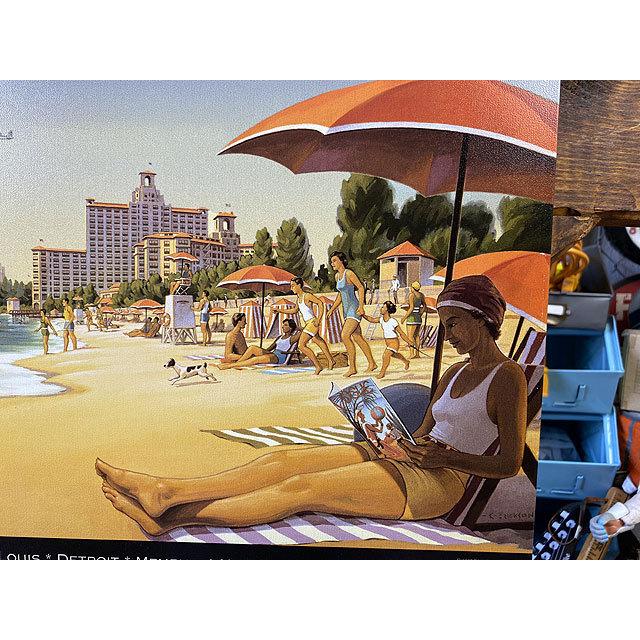 シカゴのトラベルポスター　ブリキ看板 ■ アメリカン雑貨 アメリカ雑貨 |  | 02