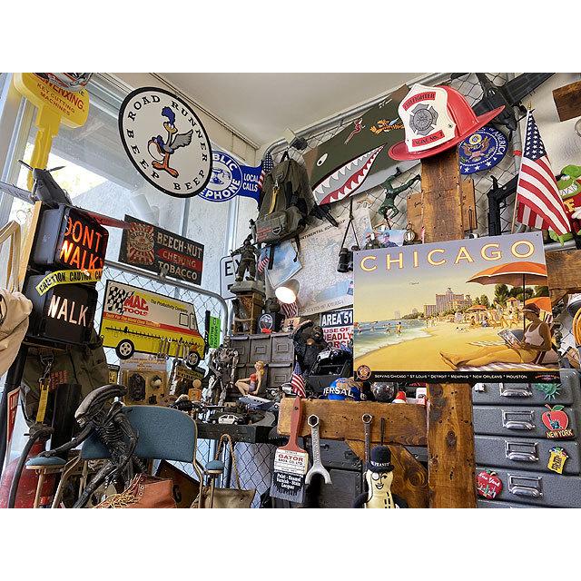 シカゴのトラベルポスター　ブリキ看板 ■ アメリカン雑貨 アメリカ雑貨 |  | 04
