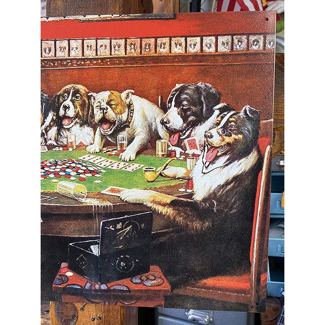 8匹のワンコたちのポーカー大会　ブリキ看板　■ アメリカン雑貨 アメリカ雑貨 |  | 02