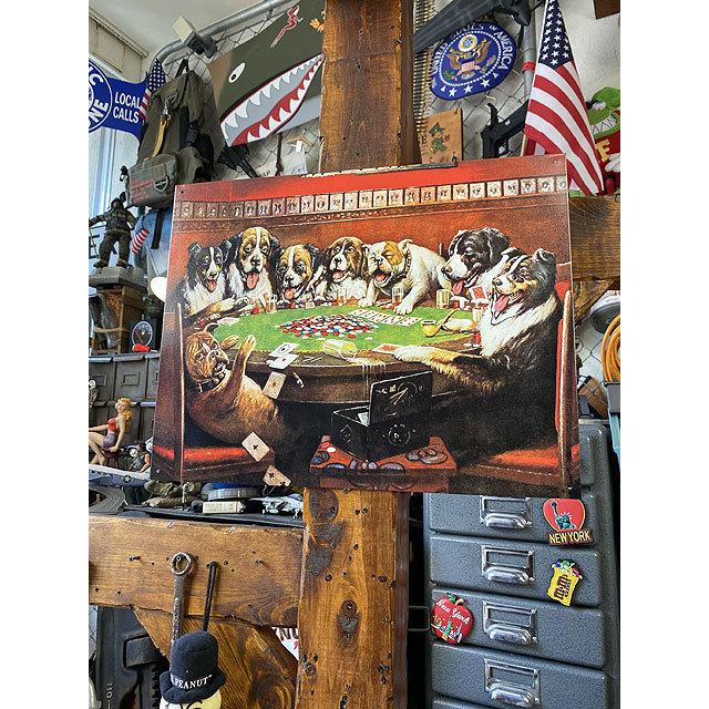 8匹のワンコたちのポーカー大会　ブリキ看板　■ アメリカン雑貨 アメリカ雑貨 |  | 06