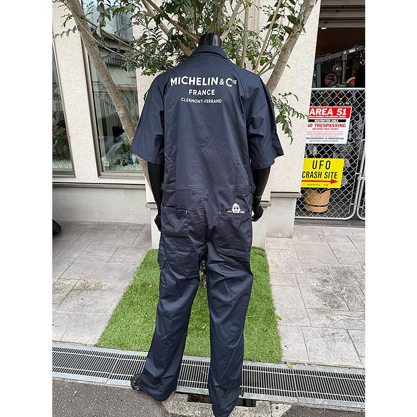 全国送料無料】ミシュラン つなぎ ジャンプスーツ（半袖タイプ）（L