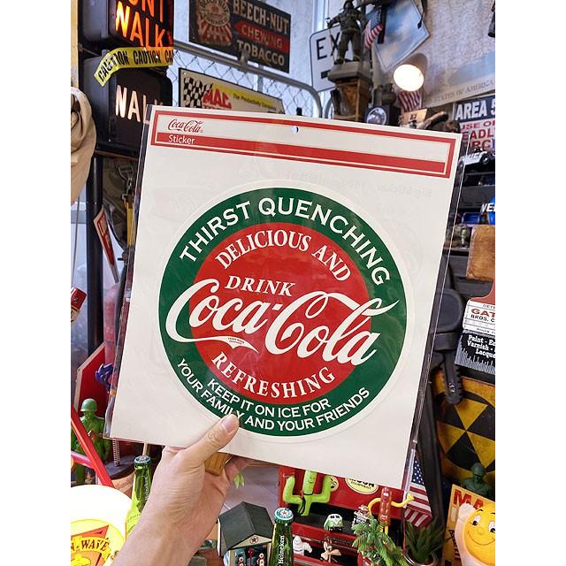 コカ・コーラ　デカサイズステッカー　XLサイズ　（サースト・クエンチング）　■　アメリカン雑貨　アメリカ雑貨 | Coca Cola