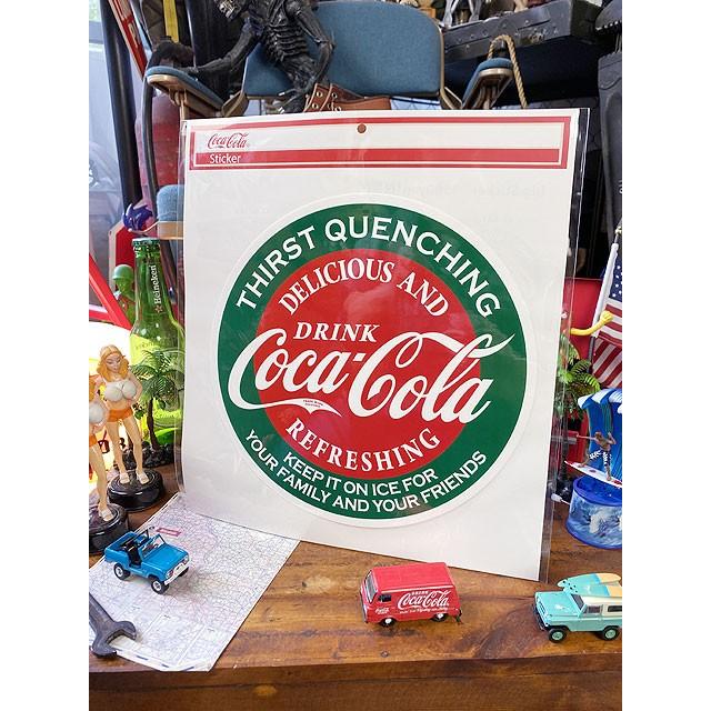 コカ・コーラ　デカサイズステッカー　XLサイズ　（サースト・クエンチング）　■　アメリカン雑貨　アメリカ雑貨 | Coca Cola | 01