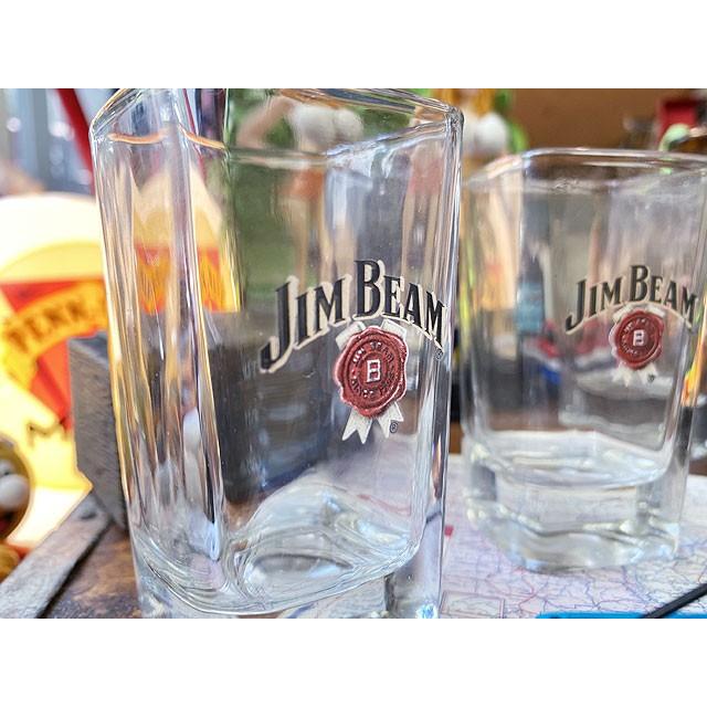 ジンビーム スクエアショットグラス 6本セット □ アメリカン雑貨