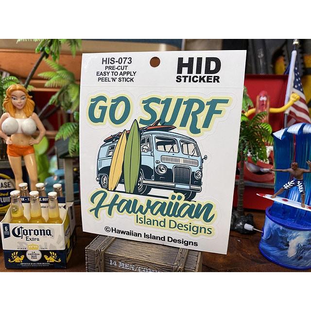 ハワイアン　アイランド　ステッカー　サーフワゴン　GO SURF ■ アメリカン雑貨 アメリカ雑貨 | 