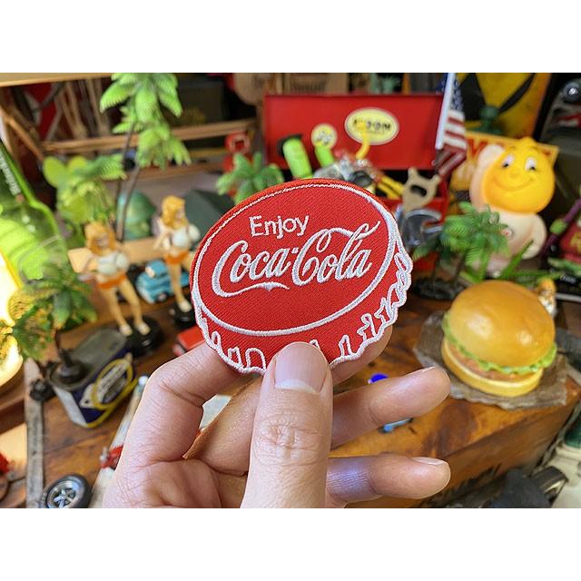 コカ・コーラブランド　ロゴワッペン　（ボトルキャップ）　■ アメリカン雑貨 アメリカ雑貨 | Coca Cola | 02