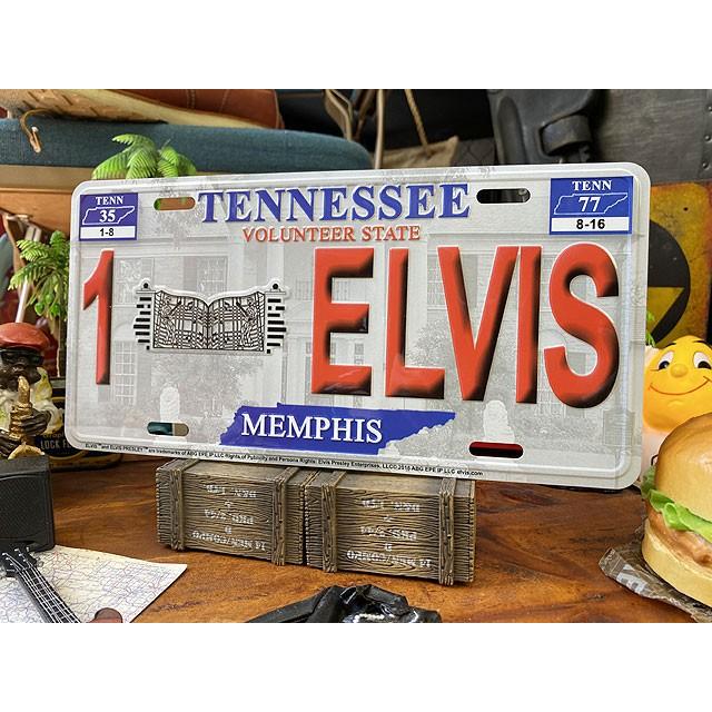 エルヴィス・プレスリー　ライセンスプレート　（グレイスランド）　■　アメリカン雑貨　アメリカ雑貨 | 