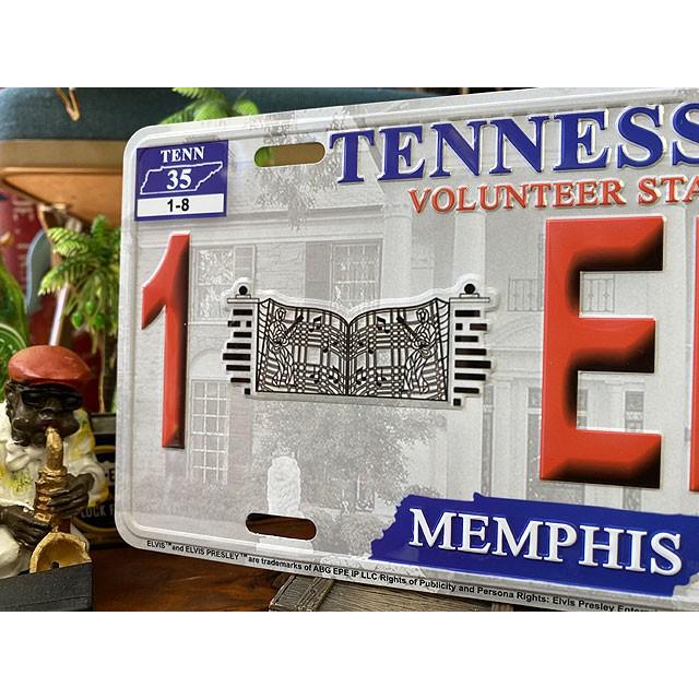 エルヴィス・プレスリー　ライセンスプレート　（グレイスランド）　■　アメリカン雑貨　アメリカ雑貨 |  | 01