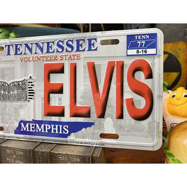 エルヴィス・プレスリー　ライセンスプレート　（グレイスランド）　■　アメリカン雑貨　アメリカ雑貨 |  | 02