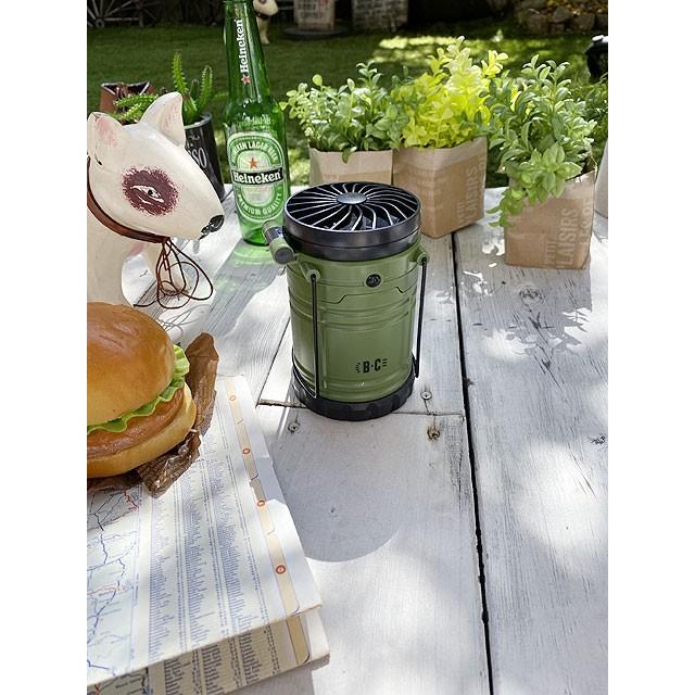 ブライト＆クーラーランタン　（カーキグリーン）　■ アメリカン雑貨 アメリカ雑貨　扇風機　ライト |  | 03