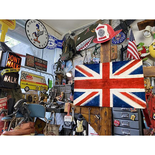 ★稀少な絶盤品★ ユニオンジャック　U.S.ヘヴィースチールサイン　Lサイズ ■ アメリカン雑貨 アメリカ雑貨 |  | 03