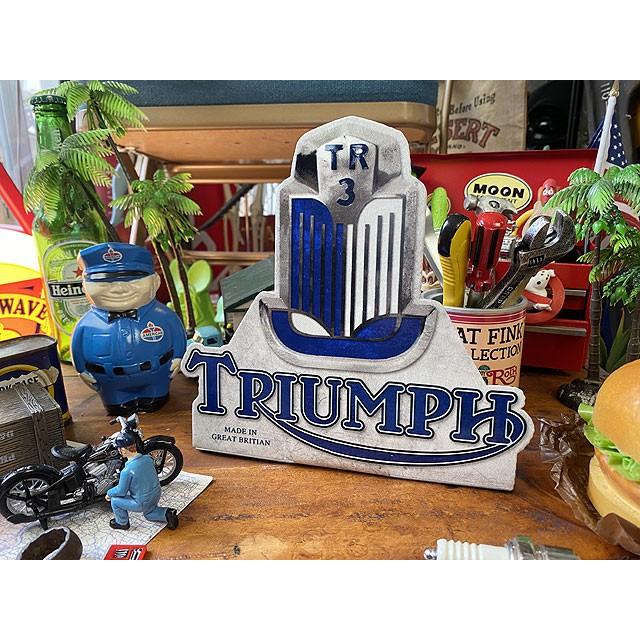 トライアンフ　スタンドサイン　U.S.ヘヴィースチールサイン | 