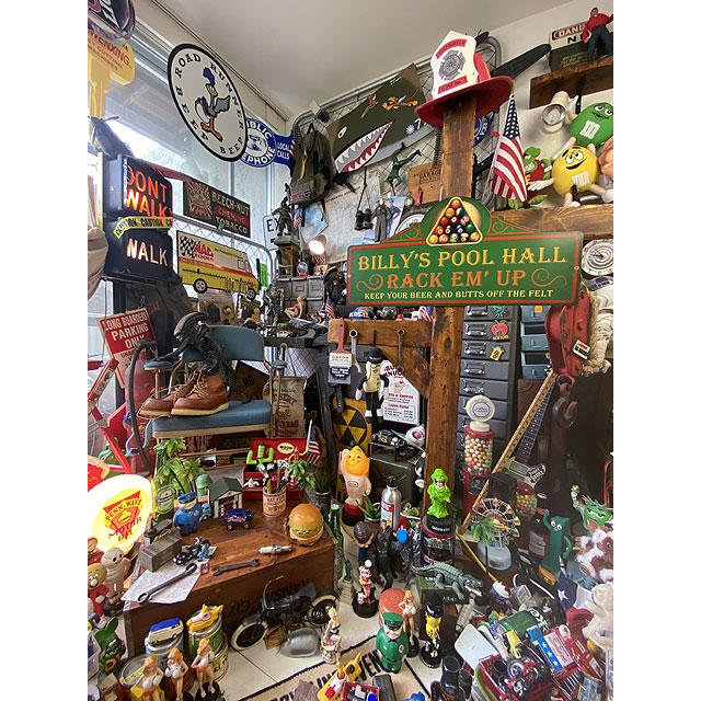 ★稀少な絶盤品★ ビリーズ　プールバー　U.S.ヘヴィースチールサイン ■ アメリカン雑貨 アメリカ雑貨_4