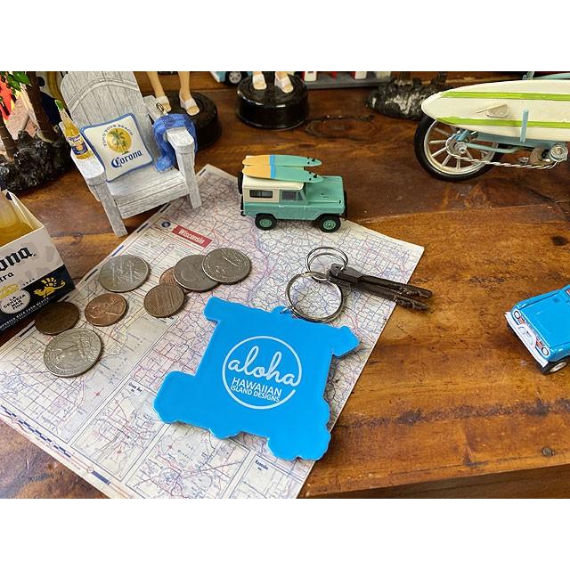 ハレイワの名物看板　ハワイアン　ラバーキーホルダー ■ アメリカ雑貨 アメリカン雑貨 キーリング |  | 05