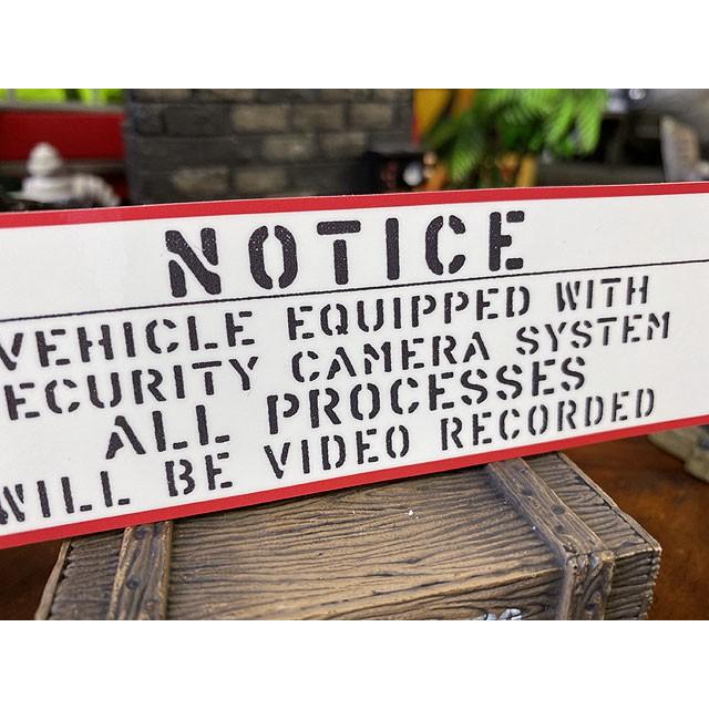 ドラレコ装着車に！ミリタリー　ヴィークル　セキュリティステッカーMサイズ　（ロング/ホワイト）　ドライブレコーダー録画中ステッカー |  | 01