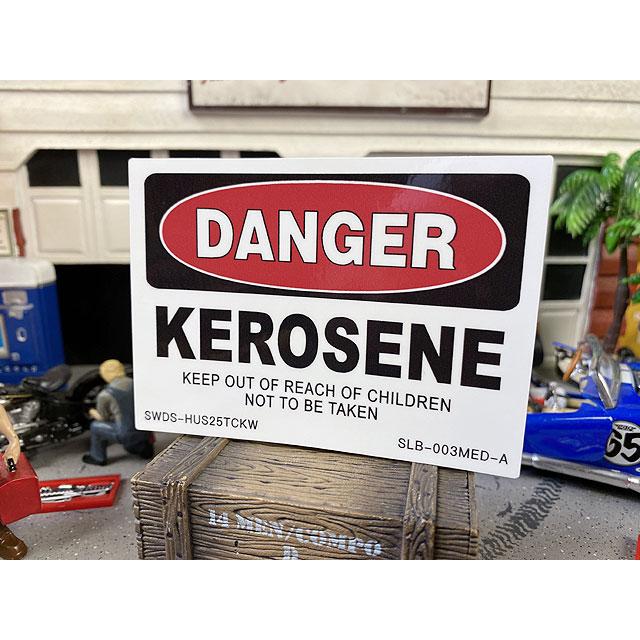 警告看板ステッカー　（危険：灯油/DANGER）　SLB-003-MED-A　■　アメリカン雑貨　アメリカ雑貨 | 