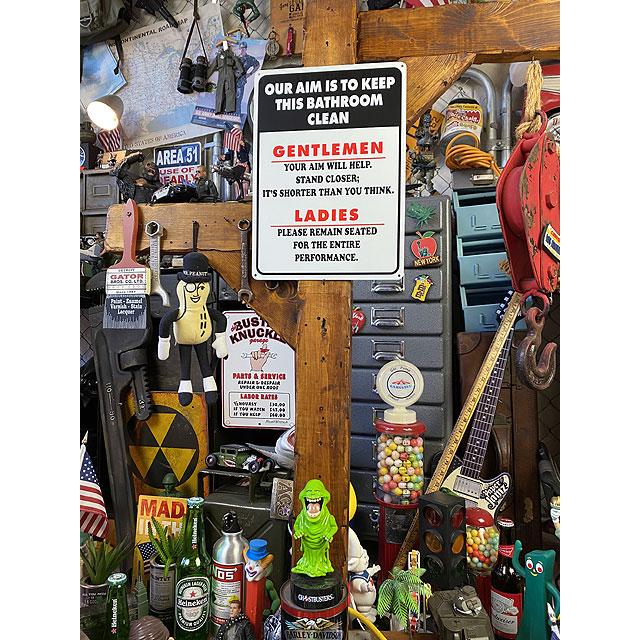 「トイレはキレイに使いましょう！」　案内看板　アルミサインボード 爆買 |  | 01