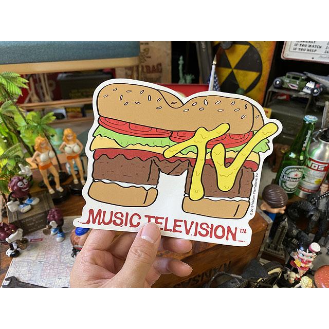 MTV　ロゴ　ダイカットウォールステッカー　（ハンバーガー）　■ アメリカン雑貨 アメリカ雑貨 |  | 02